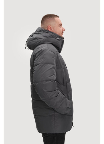 Темно-сірий зимній Пуховик Finn Flare