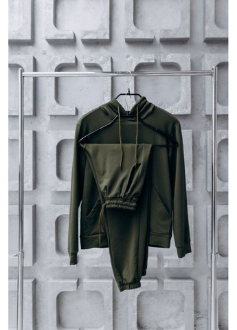 Костюм жіночий хакі двохнитка No Brand (362699773)