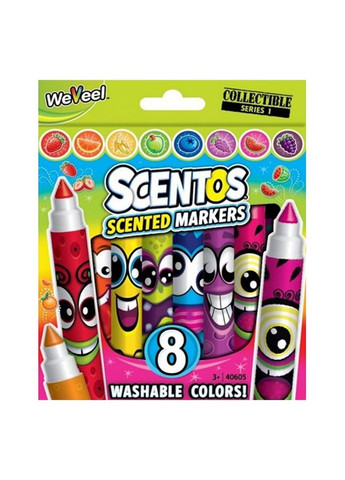 Набір ароматних маркерів для малювання - ПЛАВНА ЛІНІЯ колір різнокольоровий ЦБ-00070834 Scentos (278226161)