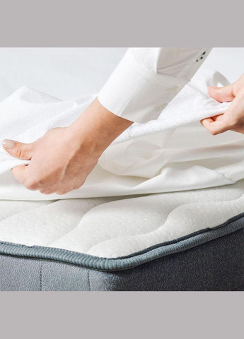 Наматрасник непромокаемый 90х200х23 см Аква Стоп натяжной с резинкой по периметру защитный IDEIA (318505955)