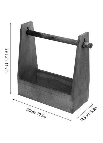 Держатель для бумажных полотенец из дерева Шампле сиена (ДКП-005005) No Brand (327850484)