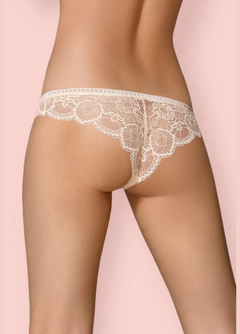 Модні мереживні жіночі трусики в кольорі екрі Л-ХЛ obsessiv 874-2 Obsessive (324833003)