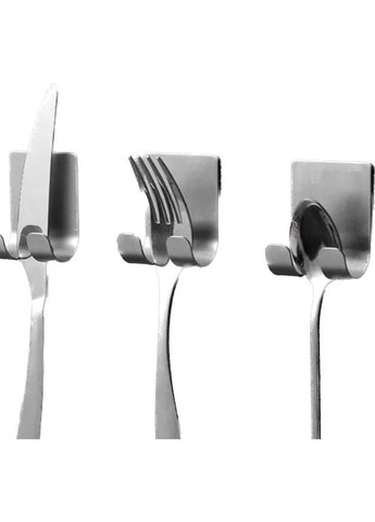 Тримач настінний багатофункціональний універсальний самоклейний сталевий No Brand (315632980)