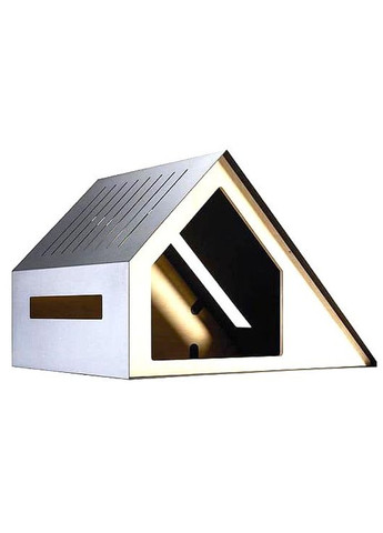 Будка для собаки из дерева Лусио венге-бланже (БДК-00171201) No Brand (328606135)