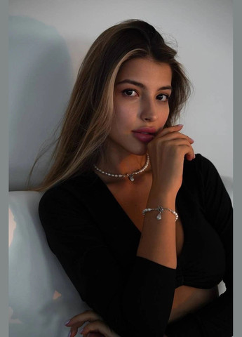 Кольє "Luxury Steel Drop" Le'Perle (312519897)