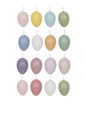 Набор из 8 пасхальных подвесок "Яйцо" цвет разноцветный ЦБ-00270717 BonaDi (322561013)