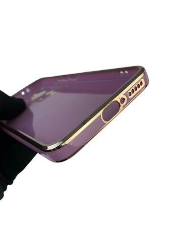 Чехол для 12T с кольцом-подставкой с золотой окантовкой на 12т черничный gs1 Xiaomi (366234142)