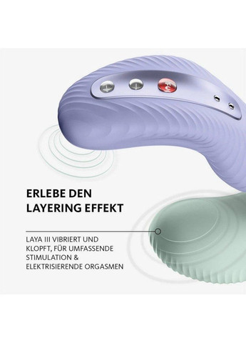 Накладний кліторальний вібратор LAYA III Soft Violet Fun Factory (373287173)