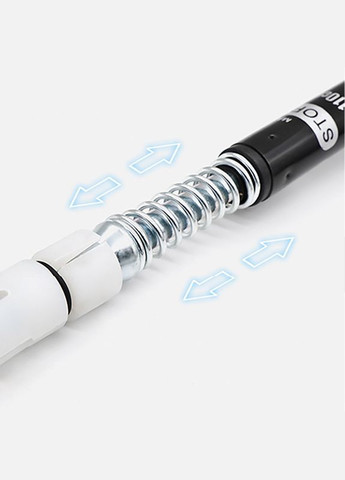 Палиця трекінгова A-3401 Black для спортивної скандинавської ходьби 6 шт. AOLIKES (335365889)