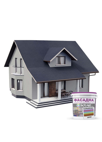 Краска фасадная акрил-латексная 2000-N 5 л SkyLine (289368649)