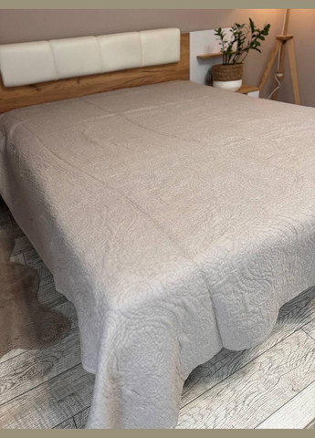 Турецький плед мусліновий 200х230 Світлий беж (П4К-M-muslin04-04) No Brand (308754681)