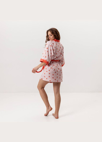 Халат жіночий з плюшевого велюру Полуниця 3441_XL 16050 XL FlexDress (336767067)