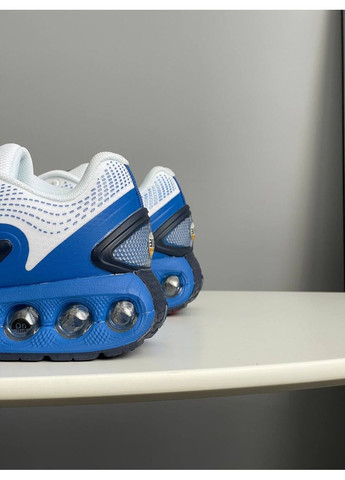 Кросівки жіночі і чоловічі Nike Air Max DN white blue | Найк Аір Макс ДН білі сині No Brand сині демісезони (361019683)
