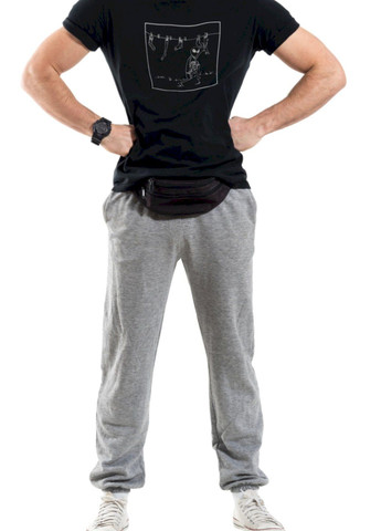 Чорна футболка чоловіча чорна Trace of Space