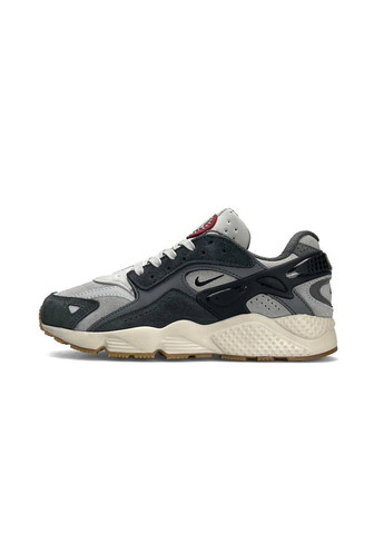 Сірі всесезонні кросівки nike No Brand Air Huarache Grey Black