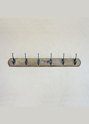 Вешалка для одежды из дерева Гатино 6 капучино (ВДО-601509) No Brand (327865743)