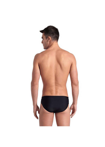 Мужские черные мужские плавки-слипы icons swim briefs solid черный Arena