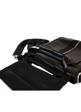 Чоловіча сумка зі штучної шкіри E30911 Чорна No Brand (370848149)