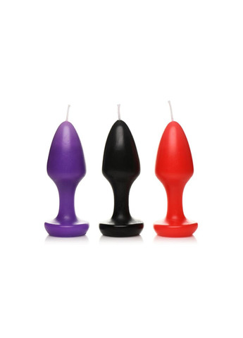 Свечи в форме пробки массажные Kink Inferno Butt Plug Druipkaarsen Master Series (298919599)