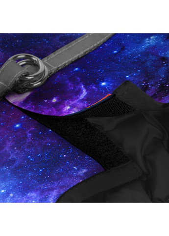 Шлея для собак м'яка Clothes з QR-паспортом, малюнок "NASA21", B 36-39 см, C 26-28 см WAUDOG (363978781)