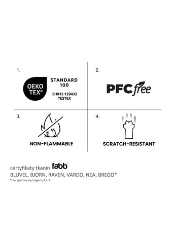 Крісло FELICIA RAVEN сірий 18 / шкіра синт. чорна Тк.244 FELICIARCSZ Signal (372178075)