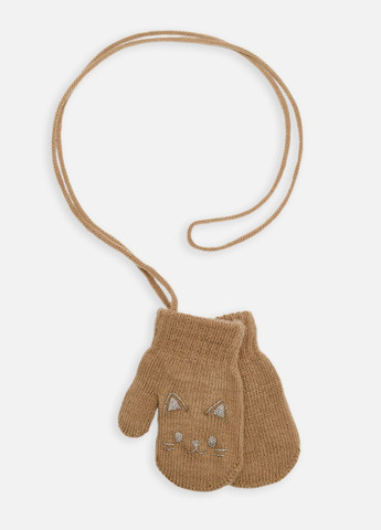 Рукавиці для дівчинки колір коричневий ЦБ-00259941 Pak (306831615)