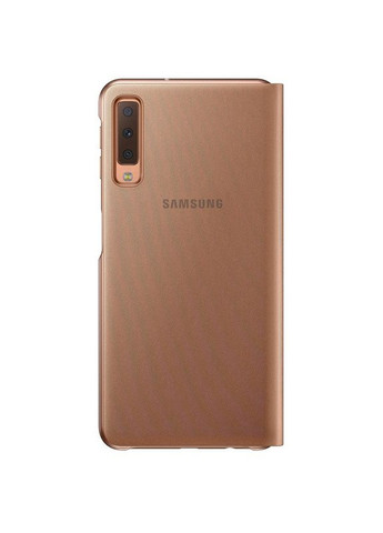 Чехол-книга Wallet Cover для Galaxy A7 2018 SM-A750 Gold (EF-WA750PFEGRU) Samsung (341490137)