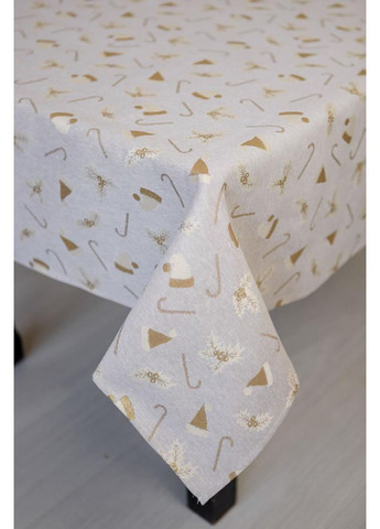 Скатерть 136х180 см Шапочки на бежевом Прованс (366969968)