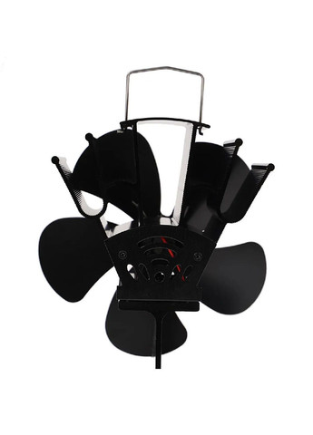 Камінний вентилятор з роботою від термоелектричного модуля 5 лопатей 60–345°C 16,3×9,5×22 см (481657-Prob) Unbranded (364630278)