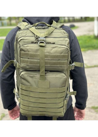 Тактичний рюкзак військовий олива 50 л, армійський рюкзак для полювання з Molle системою No Brand (361669462)