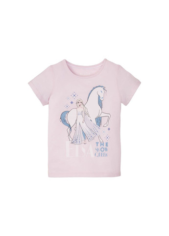 Розовая пижама (футболка и шорты) для девочки frozen 349309-1 Disney