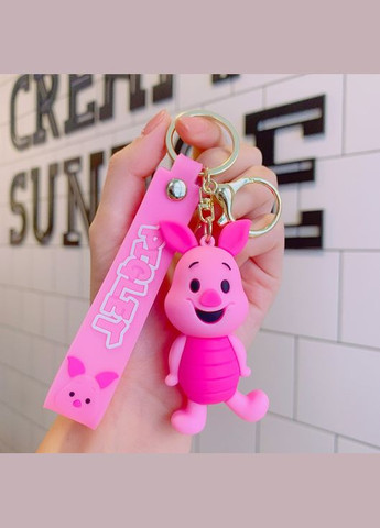 Винни Пух брелок Пятачок розовая свинка силиконовый брелок для ключей креативная подвеска 8см Shantou (289978625)