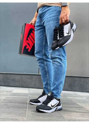 Чорні Осінні кросівки чоловічі nike air max 280 black white найк No Brand