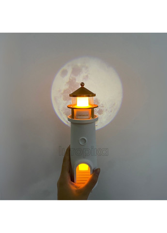 Настольный ночник "Маяк" с проекцией луны и пультом дистанционного управления No Brand (360983416)