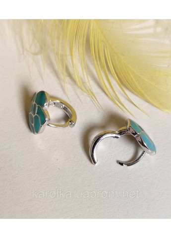 Серьги детские с эмалью родий Xuping Jewelry (370792362)