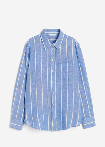 Синя демісезонна блузка H&M