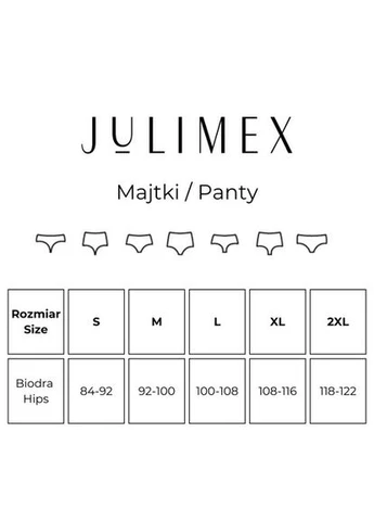 Трусики-бразиліана з високою посадкою Paisley Brasil Maxi Julimex (351584421)