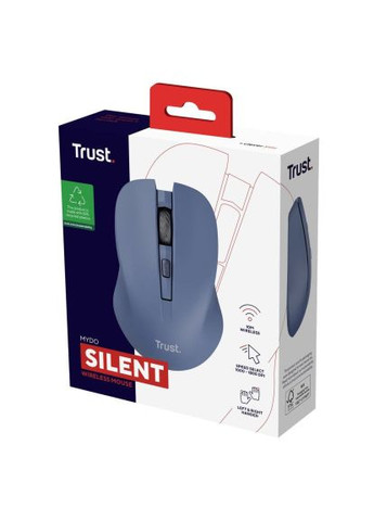 Мышка (25041) Trust Mydo Silent Wireless Blue (366649777)