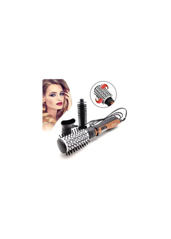 Фен Щетка Gm-4828 Браш Стайлер расческа Для Брашинга, Фен щетка 3 в 1, Фен браш Gemei (364663644)