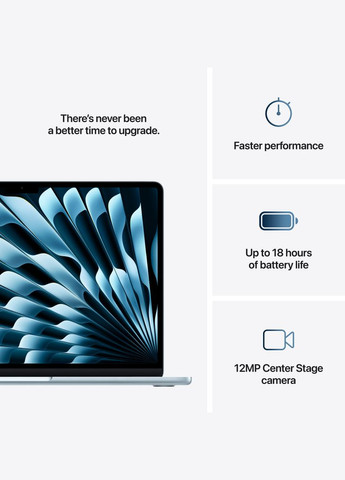 Ноутбук MacBook Air 13 M4 A3240 Sky Blue (MC6U4UA/A) Apple (324216332)