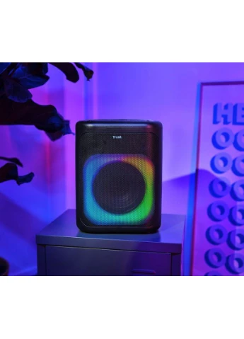 Портативная акустическая система 25280_TRUST Azura 50Вт, 1.0, ВТ 5.2, TWS, MP3, IPX4, RGB, Черный Trust (393534597)