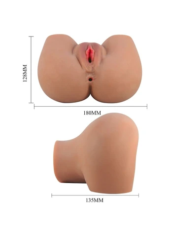 Мастурбатор вагіна анус Mila, Vibration Double holes TPR ABS Crazy Bull (383066915)