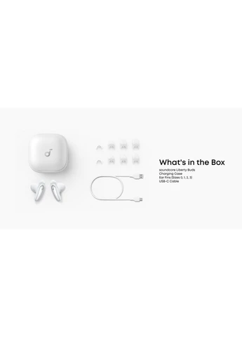 Bluetooth-гарнитура SoundСore Liberty Buds White (D1200G21) Anker (382598909)