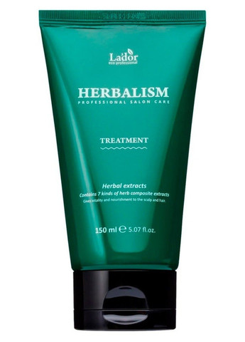Маска для волосся з трав'яними екстрактами Herbalism Herbalism Treatment 150ml La'dor (302899447)