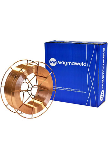Зварювальний дріт MG-2 Oerlikon (1 мм, 15 кг) обміднений на металевій котушці (20069) Magmaweld (295039452)