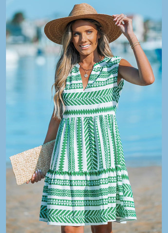 Білий повсякденний плаття, сукня CUPSHE з орнаментом