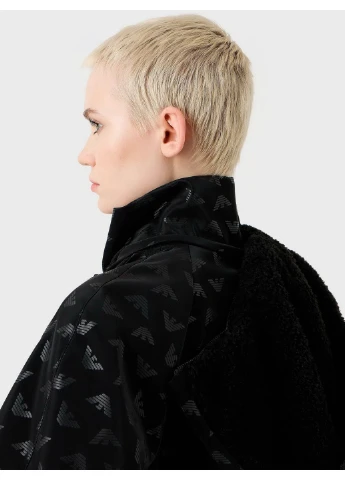 Черная зимняя демисезонная куртка 7831195 чёрный 5p1522 Emporio Armani