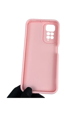 Чохол силіконовий Soft Touch з 3D принтом для Redmi Note 11 рожевий (Повний захист камери) Xiaomi (370671516)
