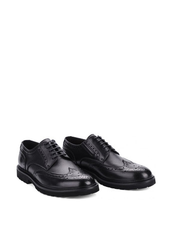 Черные мужские туфли 9368d-10-178 черная кожа Miguel Miratez