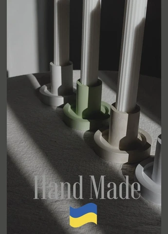 Подсвечник гипсовый классический Hand Made (308797764)